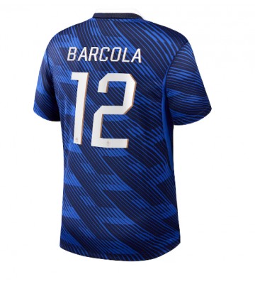 Frankrike Bradley Barcola #12 Hemmatröja VM 2026 Kortärmad